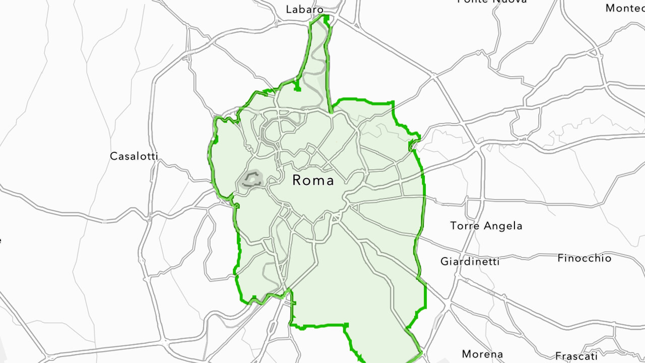 Fascia verde a Roma, la mappa - RomaTG24.com