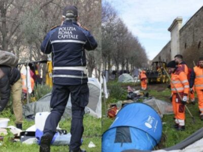 Viale Pretoriano sgomberi