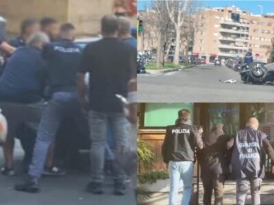 Ostia fuga dalla polizia