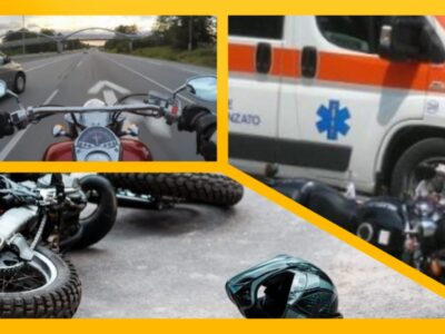 Roma malore motociclista
